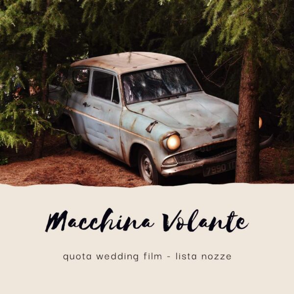 Macchina Volante - quota wedding film